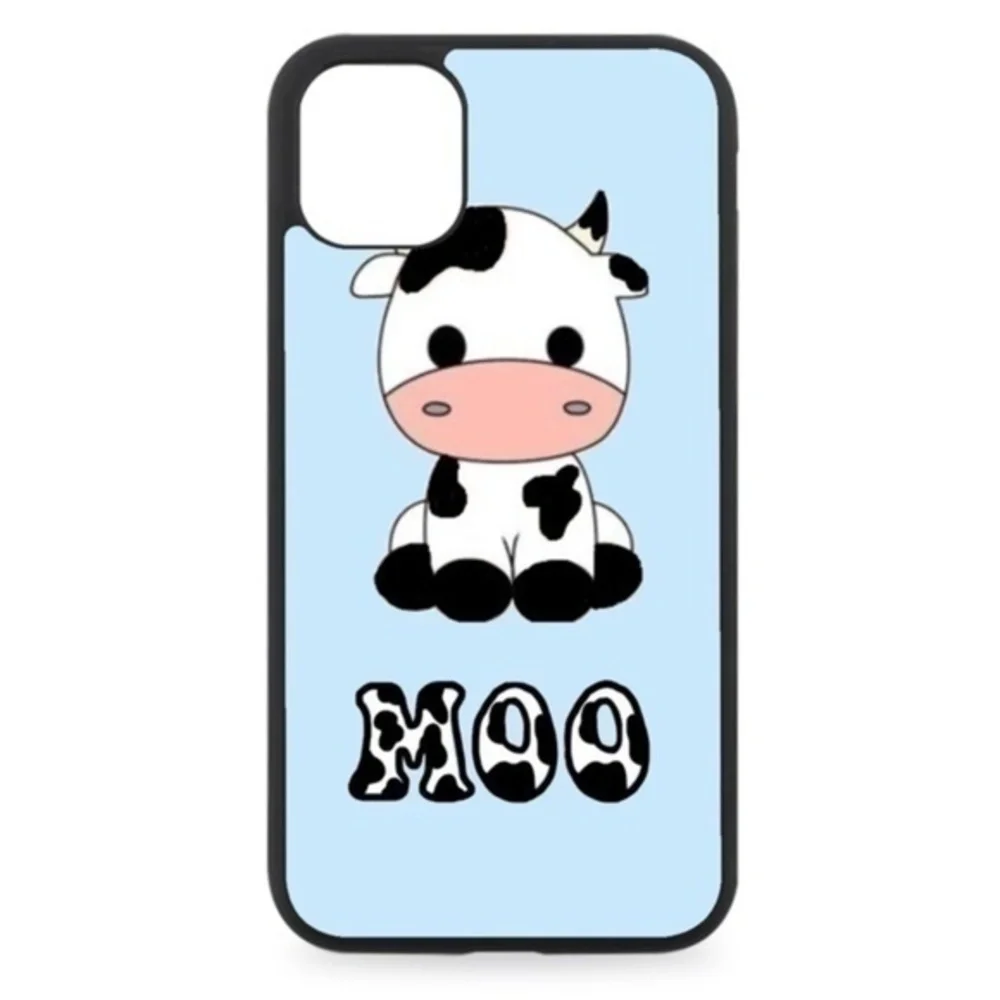 Blue Cow Print Moo Phone Case